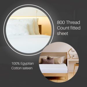 DTEX HOMES Double Fitted Bed Sheets...