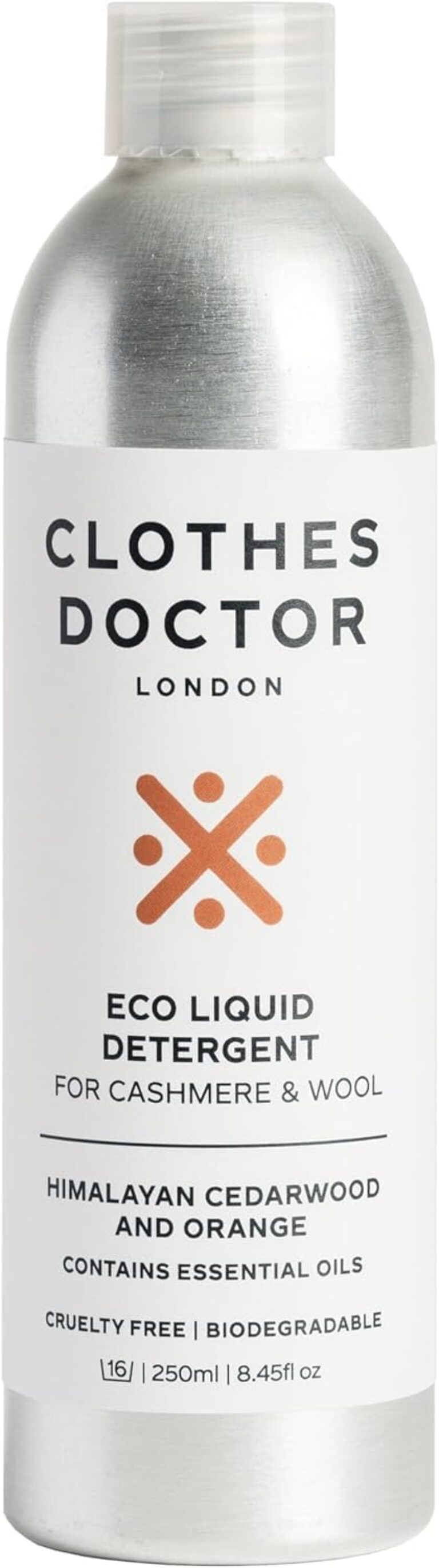 Clothes Doctor Wool & Delicates Detergent | Machine & Hand Wash Laundry Shampoo | Soften, Scent & Nourish your Knitwear, Cashmere, Mohair, Angora, Silk, Delicates | 250ml 16 Washes