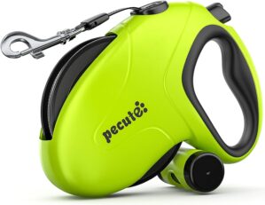 Pecute Retractable Dog Leash with P...