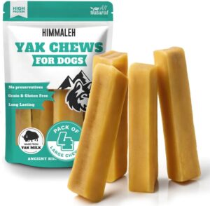 Himmaleh Yak Chews for Dogs, Large ...