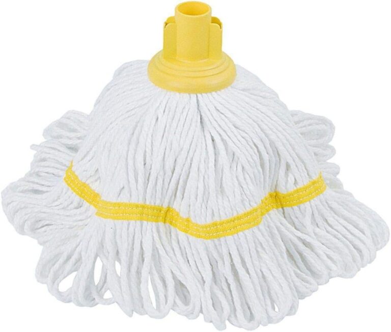 Discounted Cleaning Supplies Abbey Hygiene socket Mop Head 300grm Yellow - YLTY30