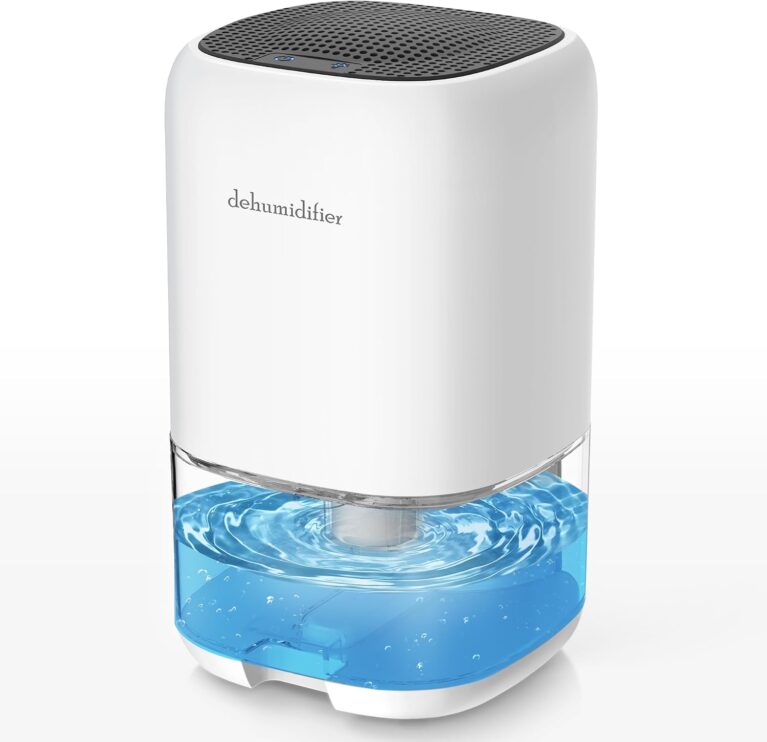 Dehumidifier,1000ml Small Dehumidifiers for Room for Home,Quiet with Auto Shut Off,Portable Dehumidifier for Bedroom (280 sq. ft),Bathroom,RV,Closet Colorful Moisture Absorbers Dehumidifiers,White
