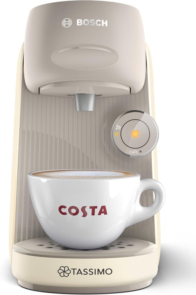 Tassimo by Bosch Finesse Friendly Pod Coffee Machine, TAS167PGB, Cream