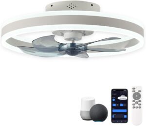 CHANFOK 20” Smart Ceiling Fan...
