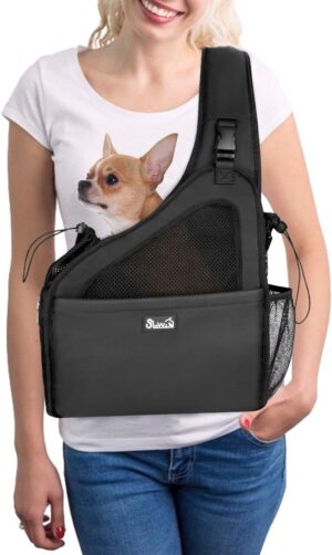 Nasjac Pet Dog Sling Carrier, Hands...