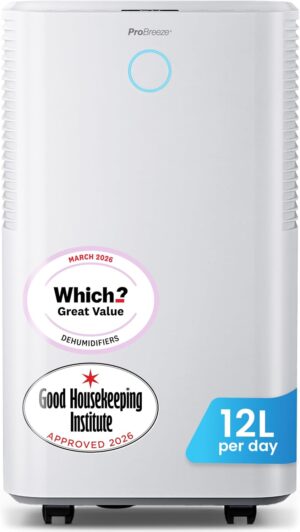 Pro Breeze® OmniDry 12L/Day Dehumi...