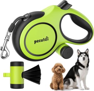 Pecute 8m Retractable Dog Leash wit...
