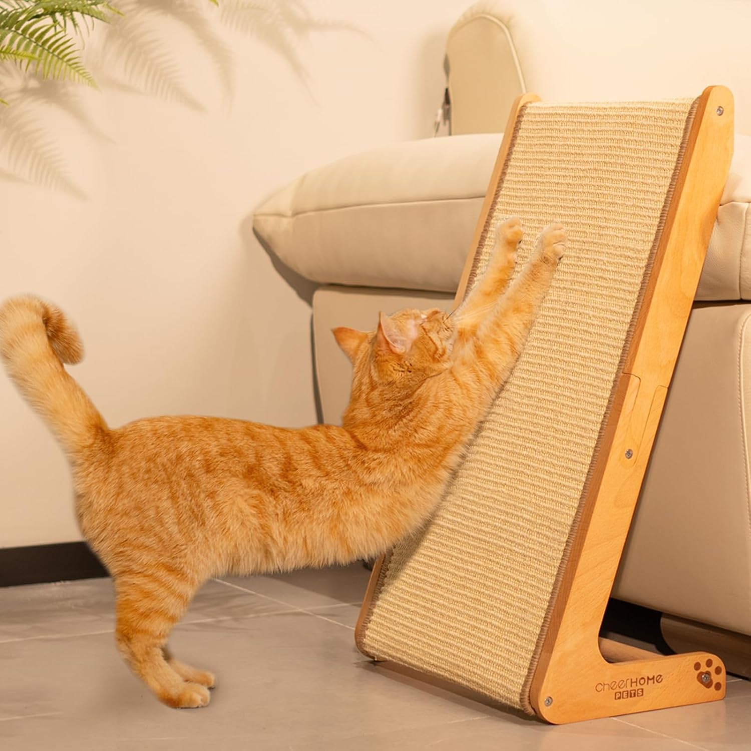 CheerPals Dual-Use Sisal Cat Scratc...