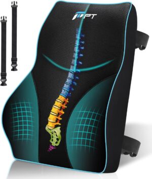 POOTACK Lumbar Support Cushion, Mem...