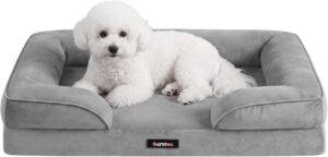 Feandrea Orthopaedic Dog Sofa Bed, ...
