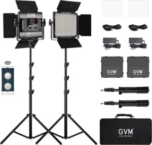 GVM 2 Pack 480 LED Video Lighting K...