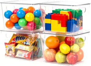 Clear Stackable Fridge Organiser wi...