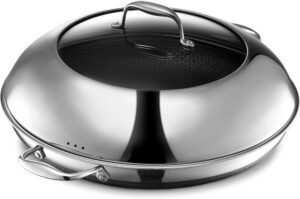 HexClad 35 cm Hybrid Nonstick Fryin...