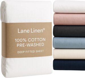 Double Fitted Sheet – 100% Cotton...