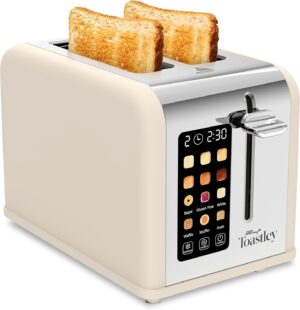 Toastley 2 Slice Smart Toaster with...