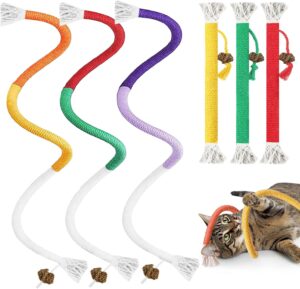 Nepfaivy Chew Rope Cat Toys for Ind...