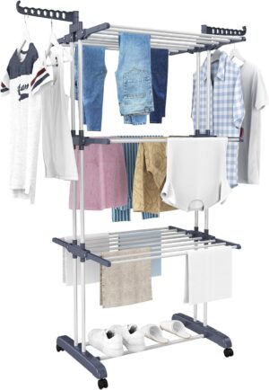 Airer Clothes Drying Rack, 4-Tier F...