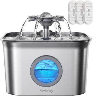 2.8L Cat Water Fountain for Drinkin...