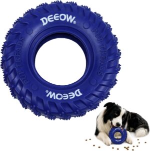 Dog Tire Chew Toy, Natural Rubber P...