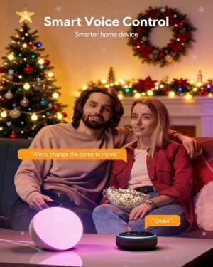 Hifree Smart Table Lamp, LED RGB Di...