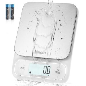 BOMATA Waterproof IPX6 Kitchen Scal...