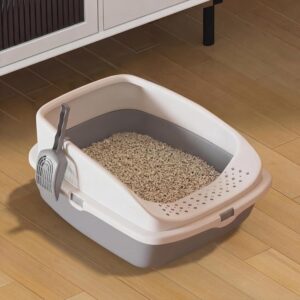Cat Litter Tray Box, Litter Box, Pl...