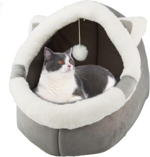 Cat Beds for Indoor with Hanging to...