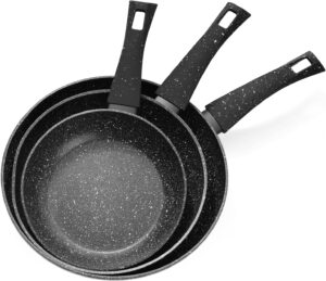 Rainberg 3PK Nonstick Frying Pans S...