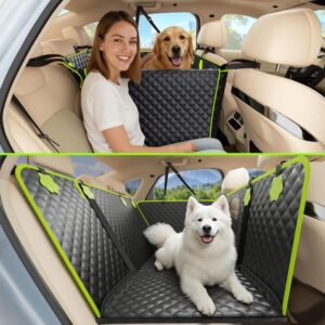 pecute 2-in-1 Dog Car Seat Cover, W...