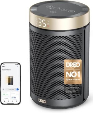 Dreo Smart Electric Heater, 1500W E...