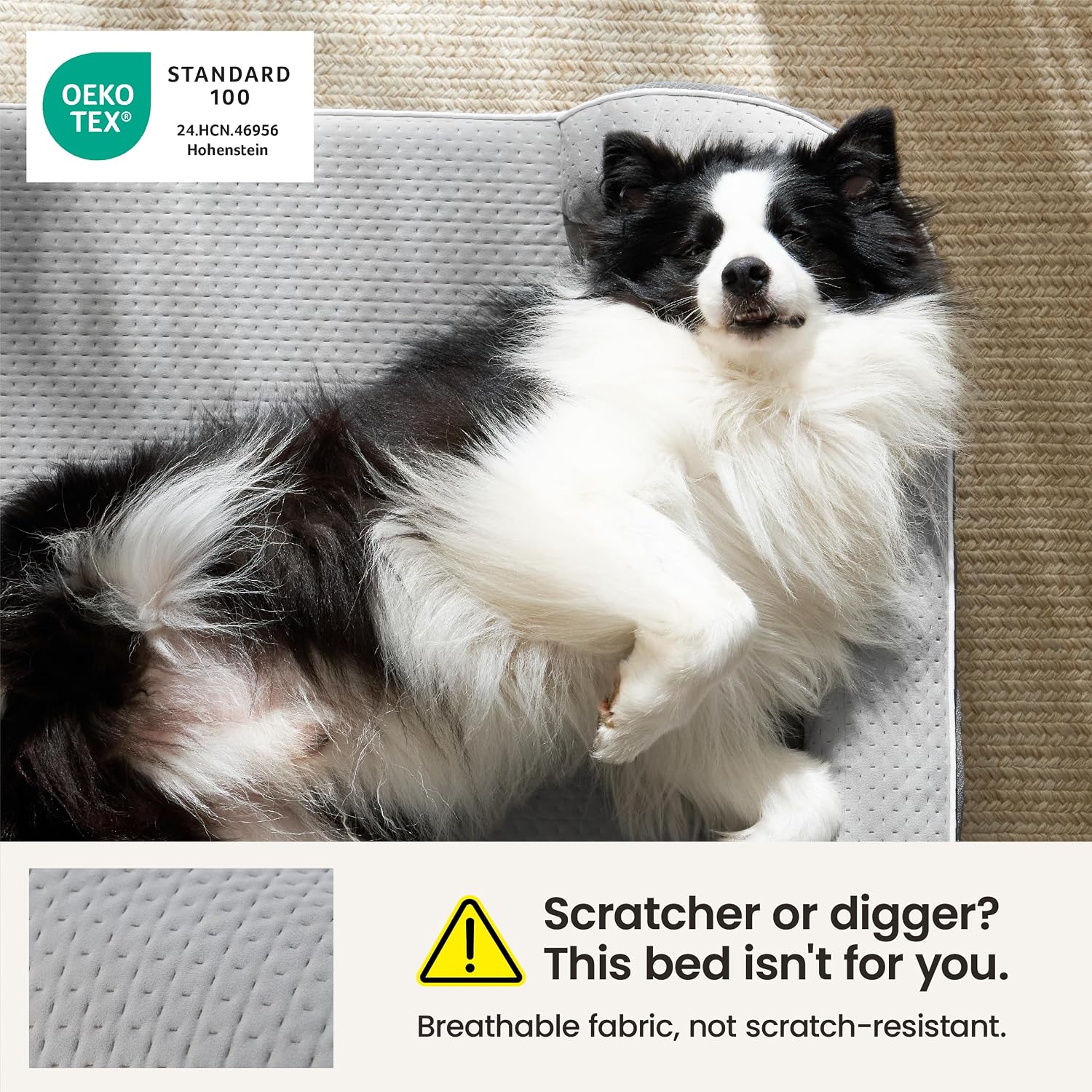 LE SURE RealOrtho™ Orthopedic Dog Beds - Large Memory Foam Dog Sofa, 106cm - Image 6