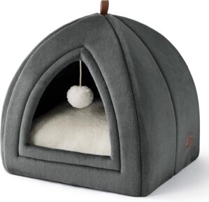 Bedsure Cat Cave Bed Indoor –...