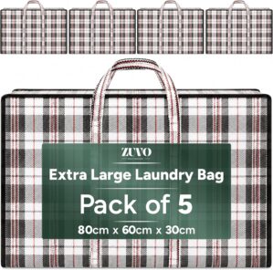 Zuvo Extra Large Laundry Bags 5 Pac...