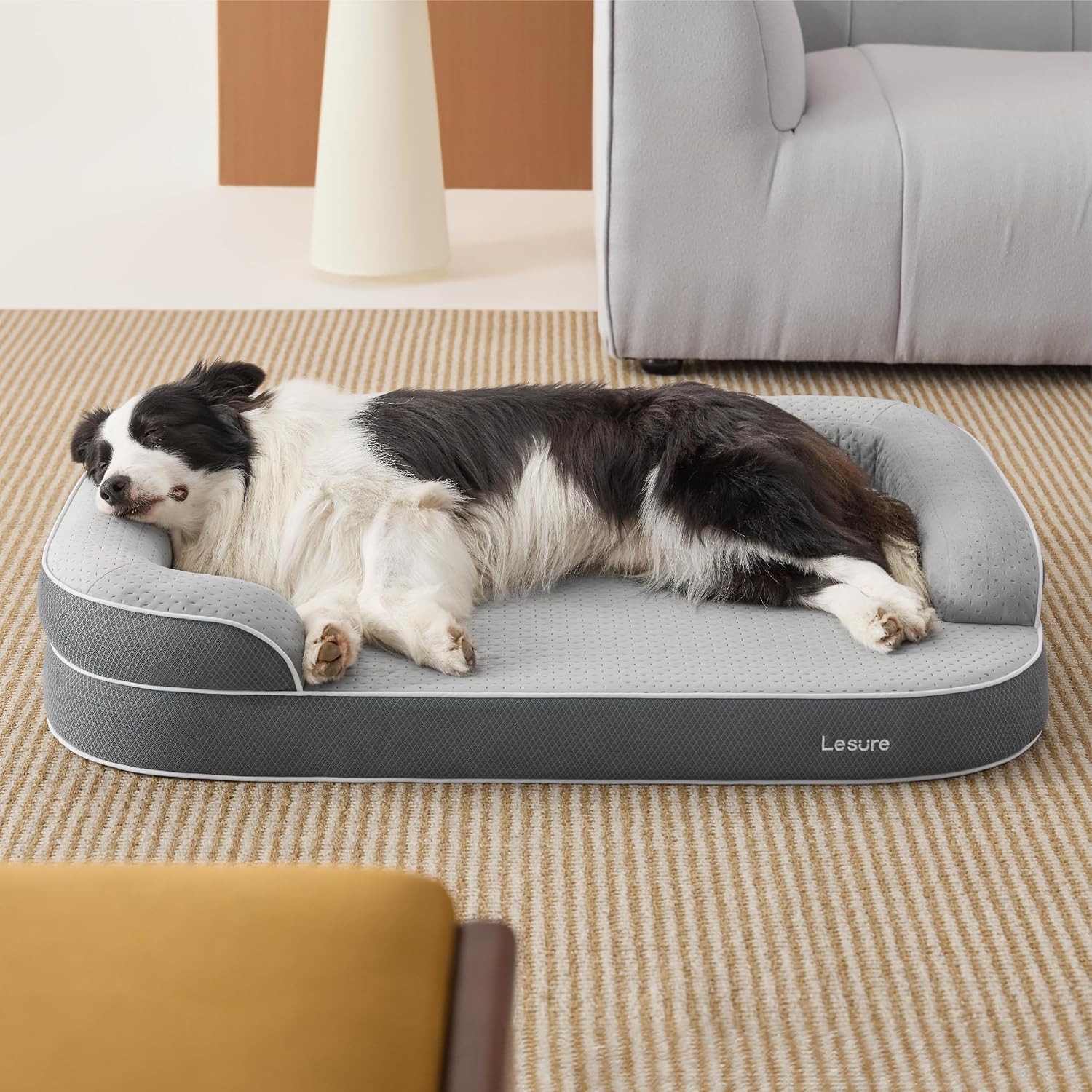 LE SURE RealOrtho™ Orthopedic Dog Beds - Large Memory Foam Dog Sofa, 106cm - Image 7