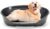 Ferplast Plastic Pet Bed for Very Large Dogs 111 x 80 x 33cm, Black