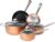 Non Stick Pots and Pans Set – Induction Hob Pot Set – 8pcs Kitchen Cookware with Lids – Cooking Copper Saucepan Pots and Frying Pans – by Nuovva