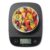 NUTRI FIT Ultra Thin Digital Kitchen Scale ABS Plastic, 5kg/11lb, 1g, Black