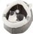 Cat Beds for Indoor with Hanging toy, Small Dog Cave Bed with Anti-Slip, Kitten Tent House Removable Cushioned Pillow, Super Soft Calming Pet Sofa Mats Ideal for Cats and Puppy or Rabbit