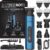 BarberBoss All-in-one Men’s Grooming Kit, Beard, Hair & Body Trimmer with Nose & Ear Trimmer and Foil Shaver, Cordless USB Rechargeable Groomer for Men with LED Display & 3 Speeds