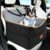 HEGGCOOE Small Dog Car Seat, Memory Foam Dog Booster Seats with Thick Cushion for Medium Dogs Under 35lbs, Detachable Washable Pet Car Seat with Storage Pockets,2 Safety Belts