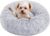 Feandrea Dog Bed, Fluffy, Washable, Long Plush, 50 cm Plush Donut Cat Bed