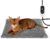 NICREW Pet Heating Pad, Temperature Adjustable, 45 x 40 cm, 55W Max, Grey
